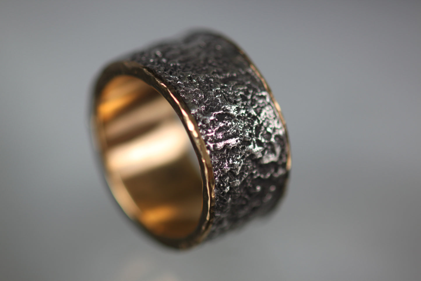 Bark Design Wedding Band