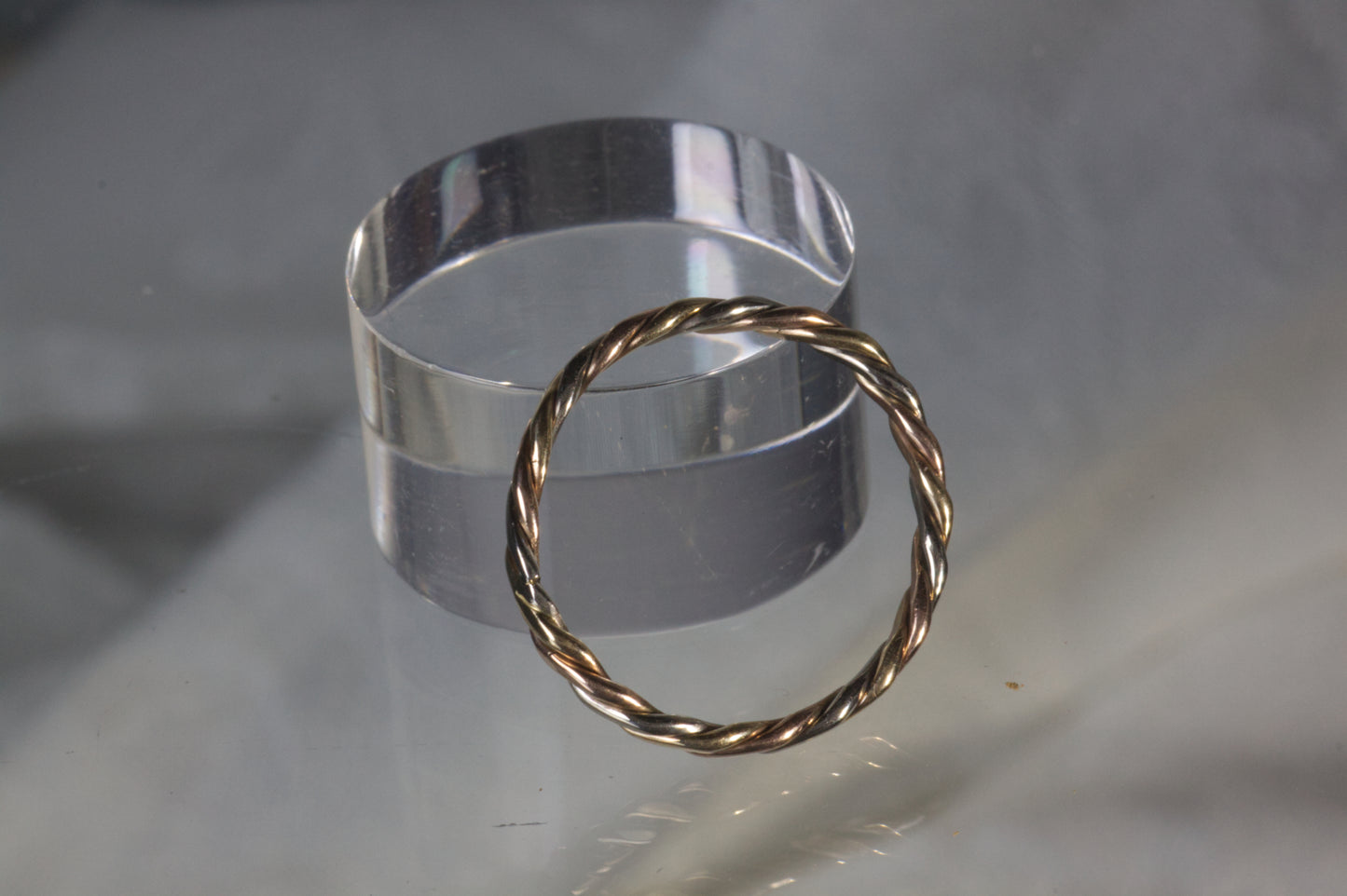 Three Wire Twist Wedding Band