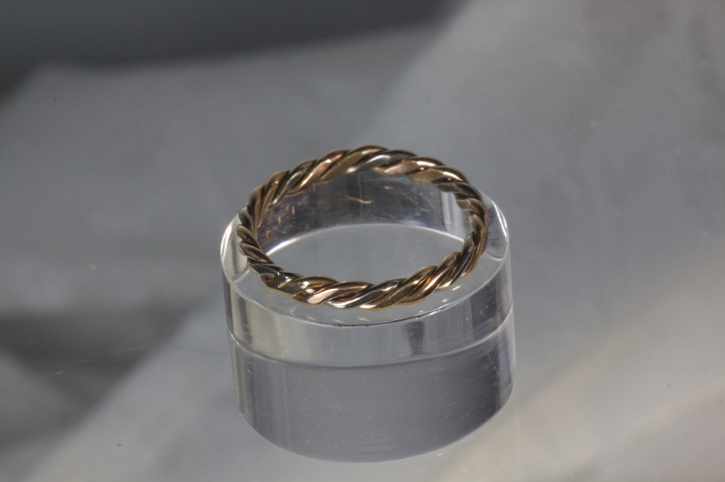 Three Wire Twist Wedding Band