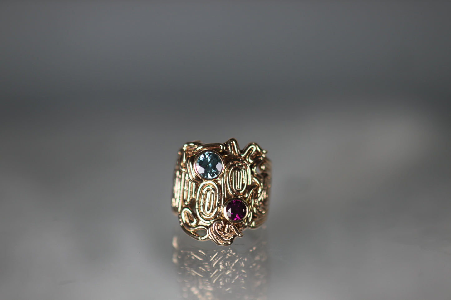 Aztec Design Ring