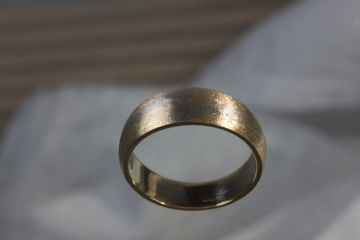 Inset Ring With Brushed Finish
