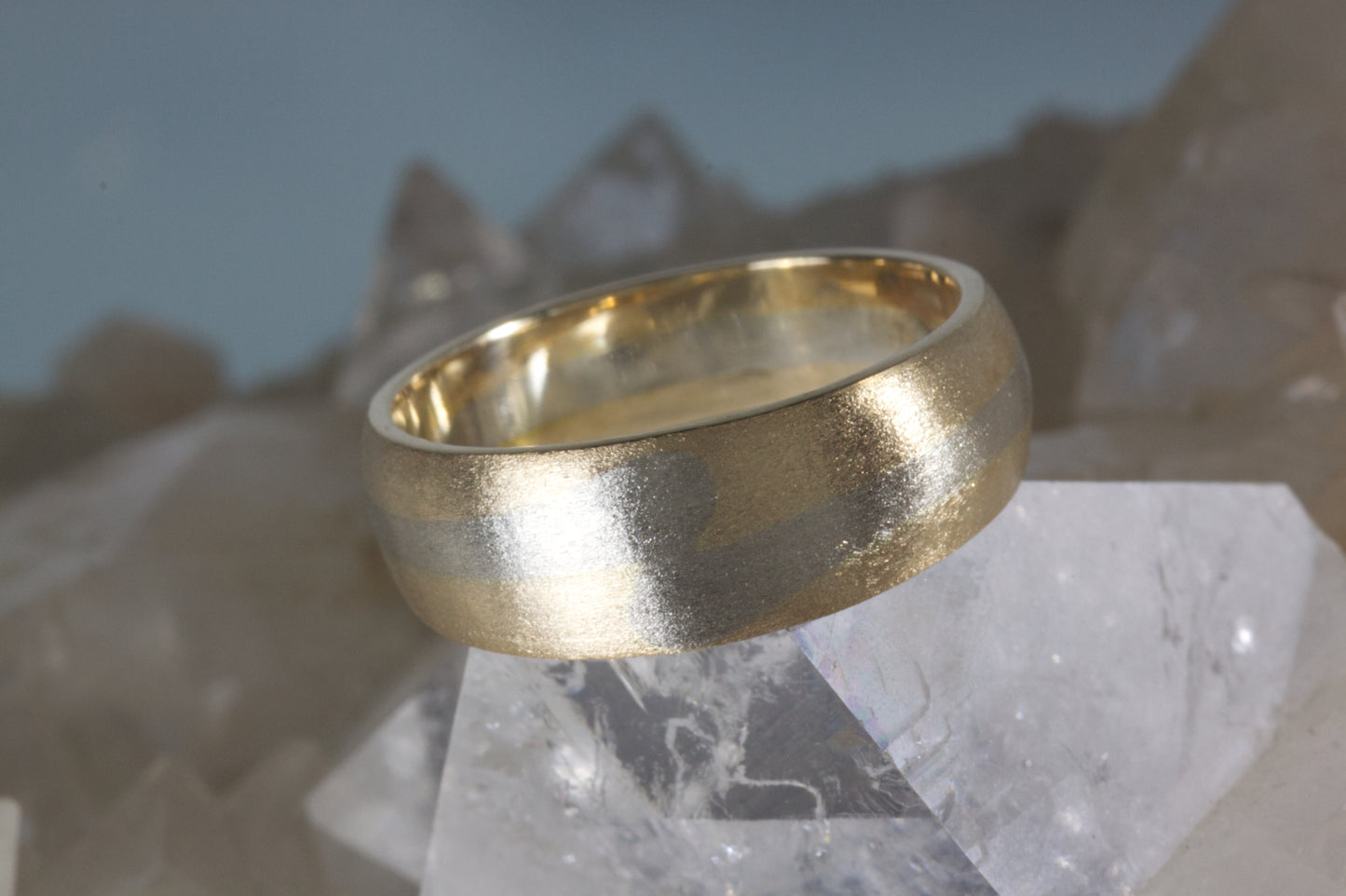 Inset Ring With Brushed Finish