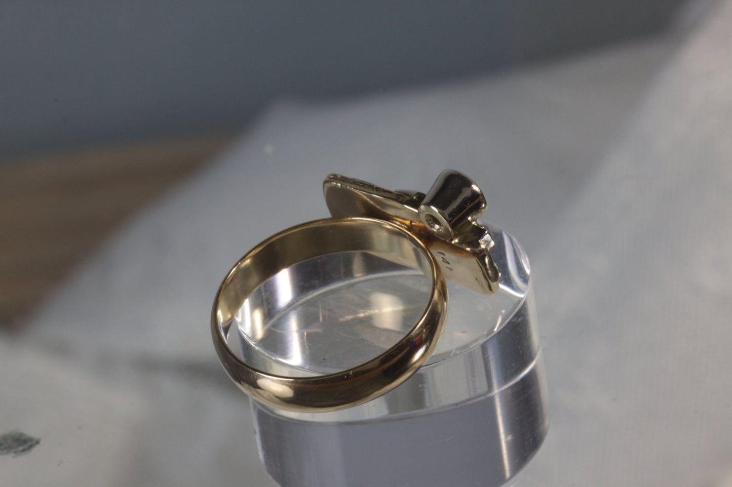 Puzzle Ring With Diamond