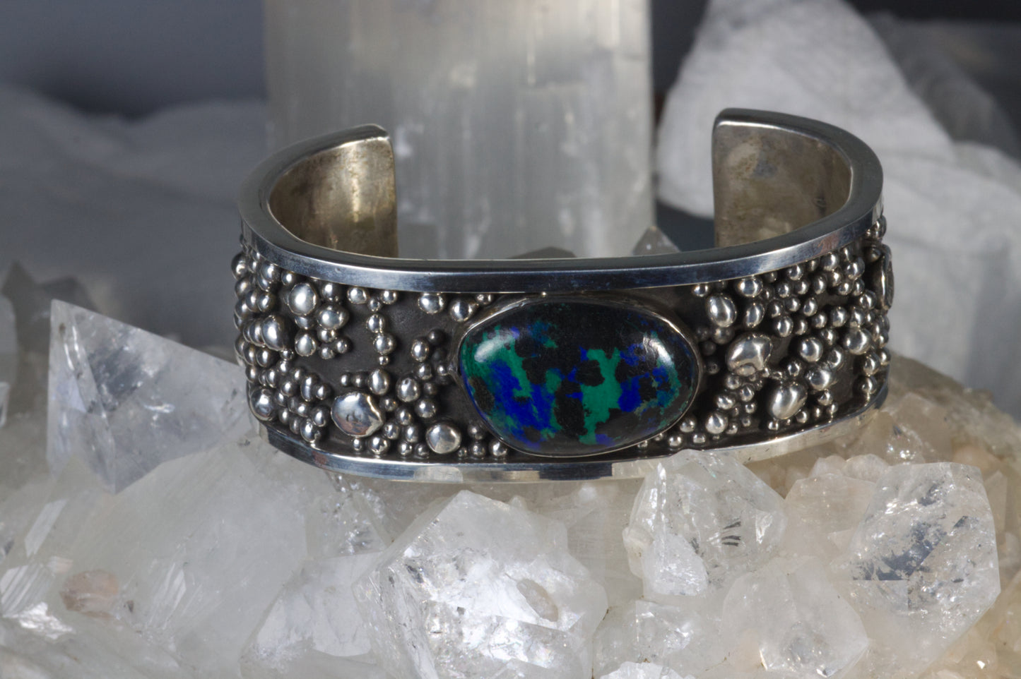 Azurite & Malachite Bubble Bracelet