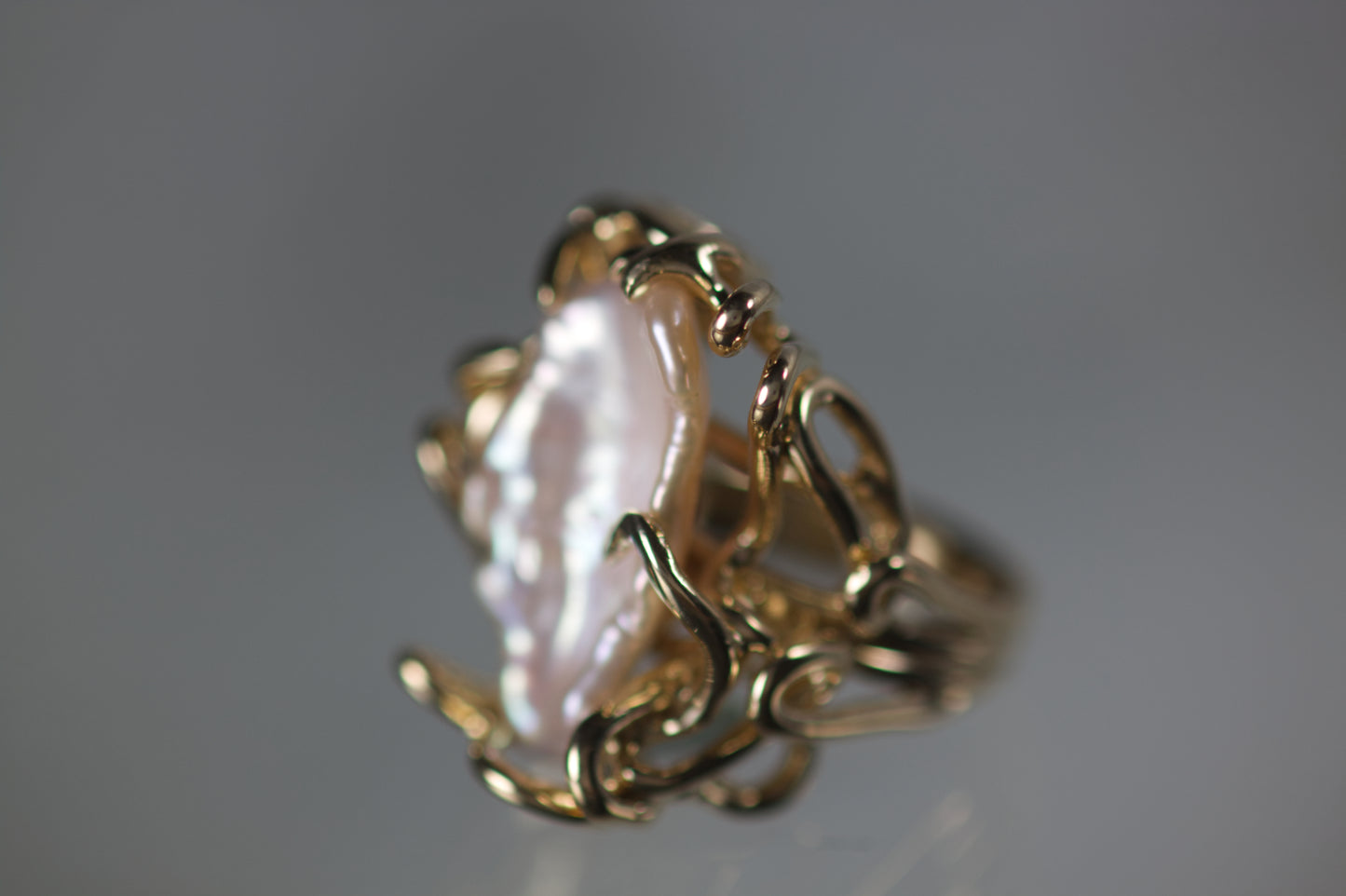 Baroque Pearl Ring