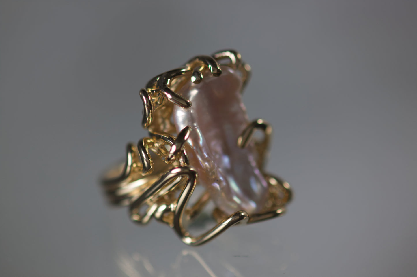 Baroque Pearl Ring