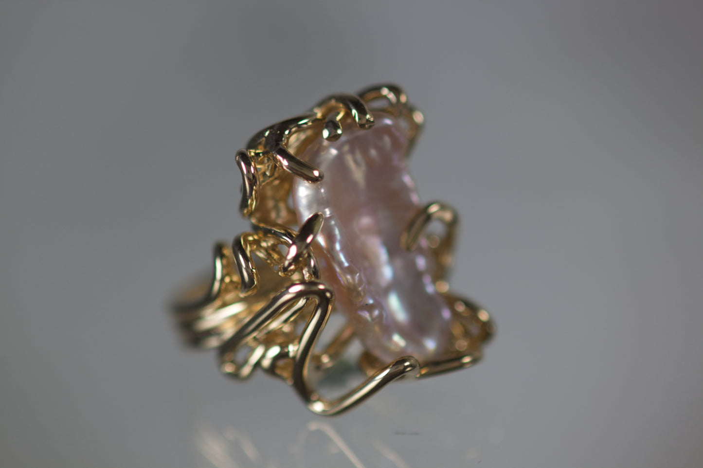 Baroque Pearl Ring