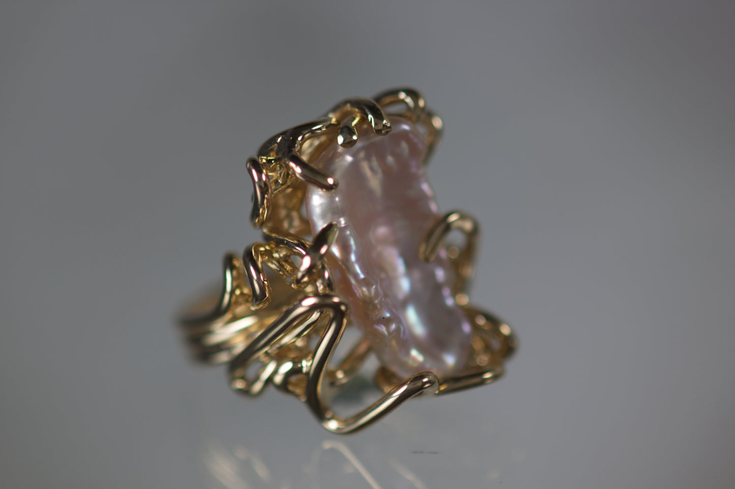 Baroque Pearl Ring