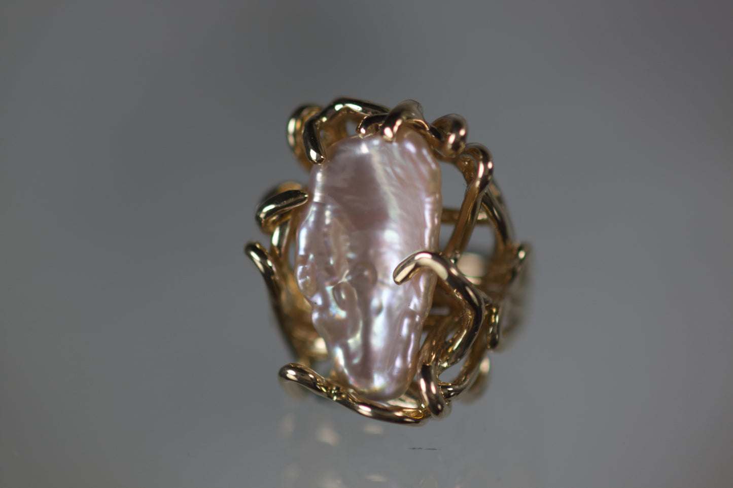 Baroque Pearl Ring