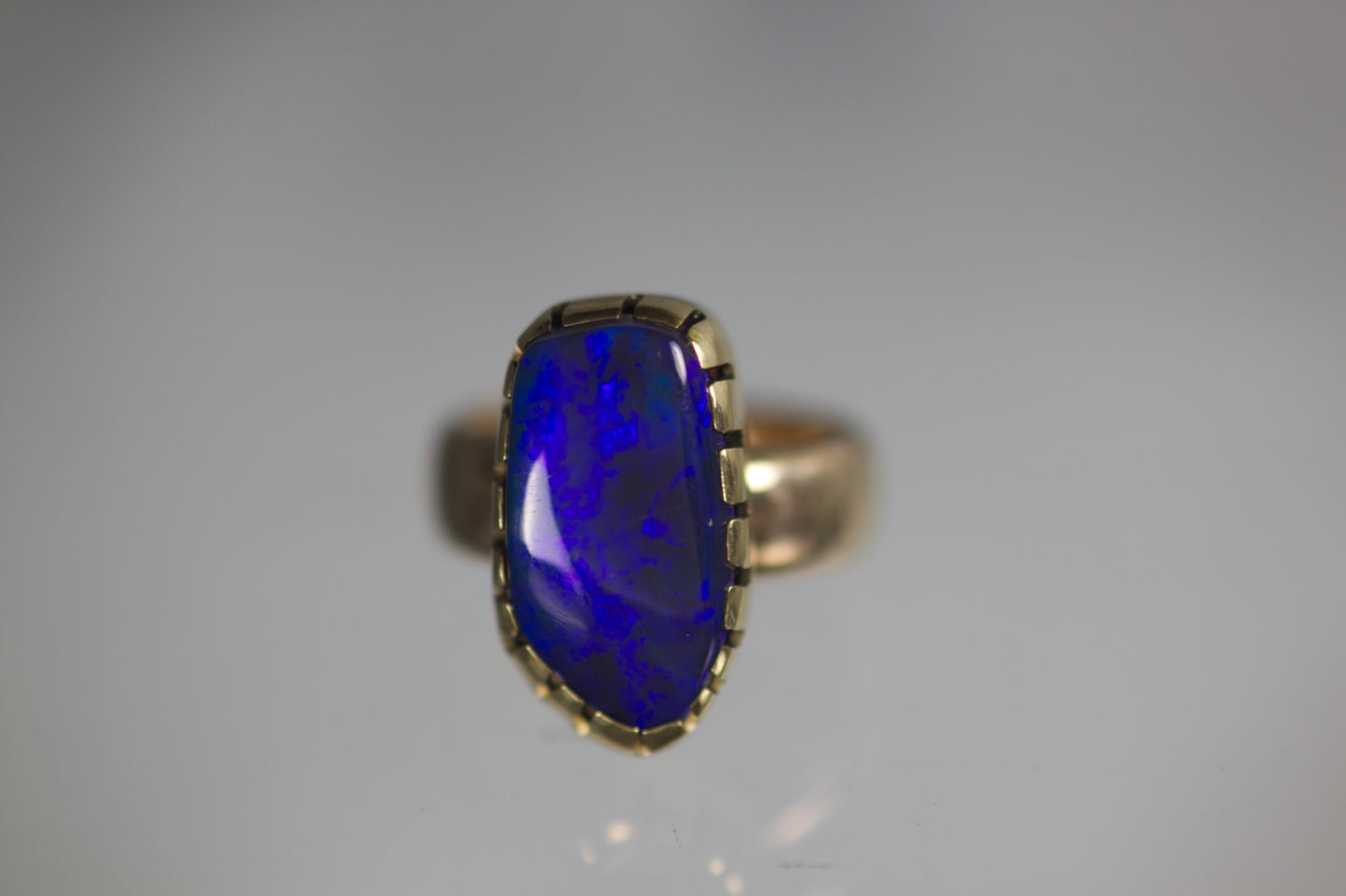 Black Opal Ring