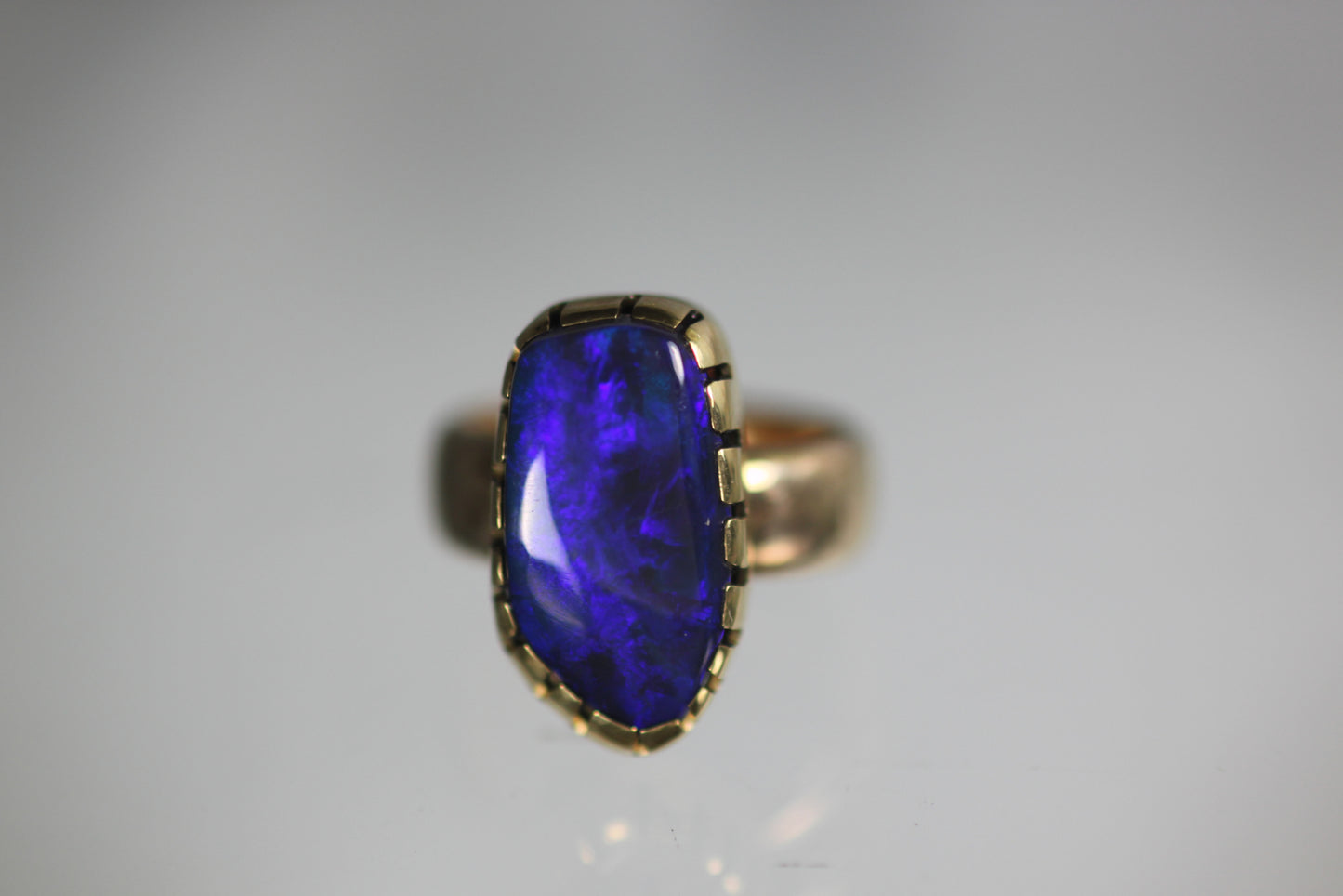 Black Opal Ring