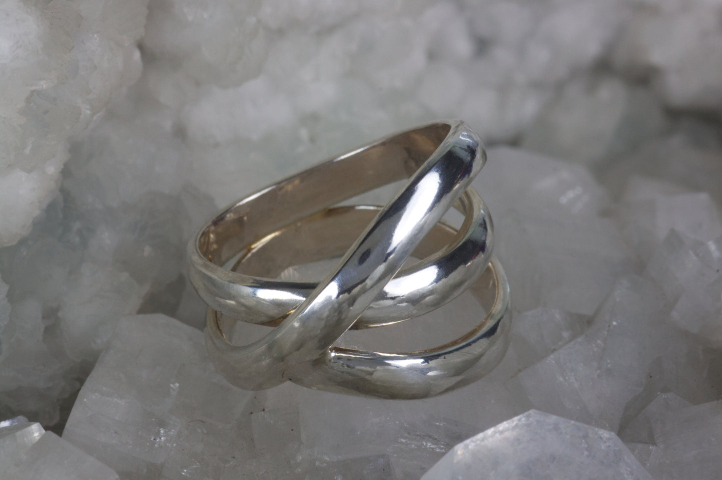Gyroscope Half Round Wire Ring
