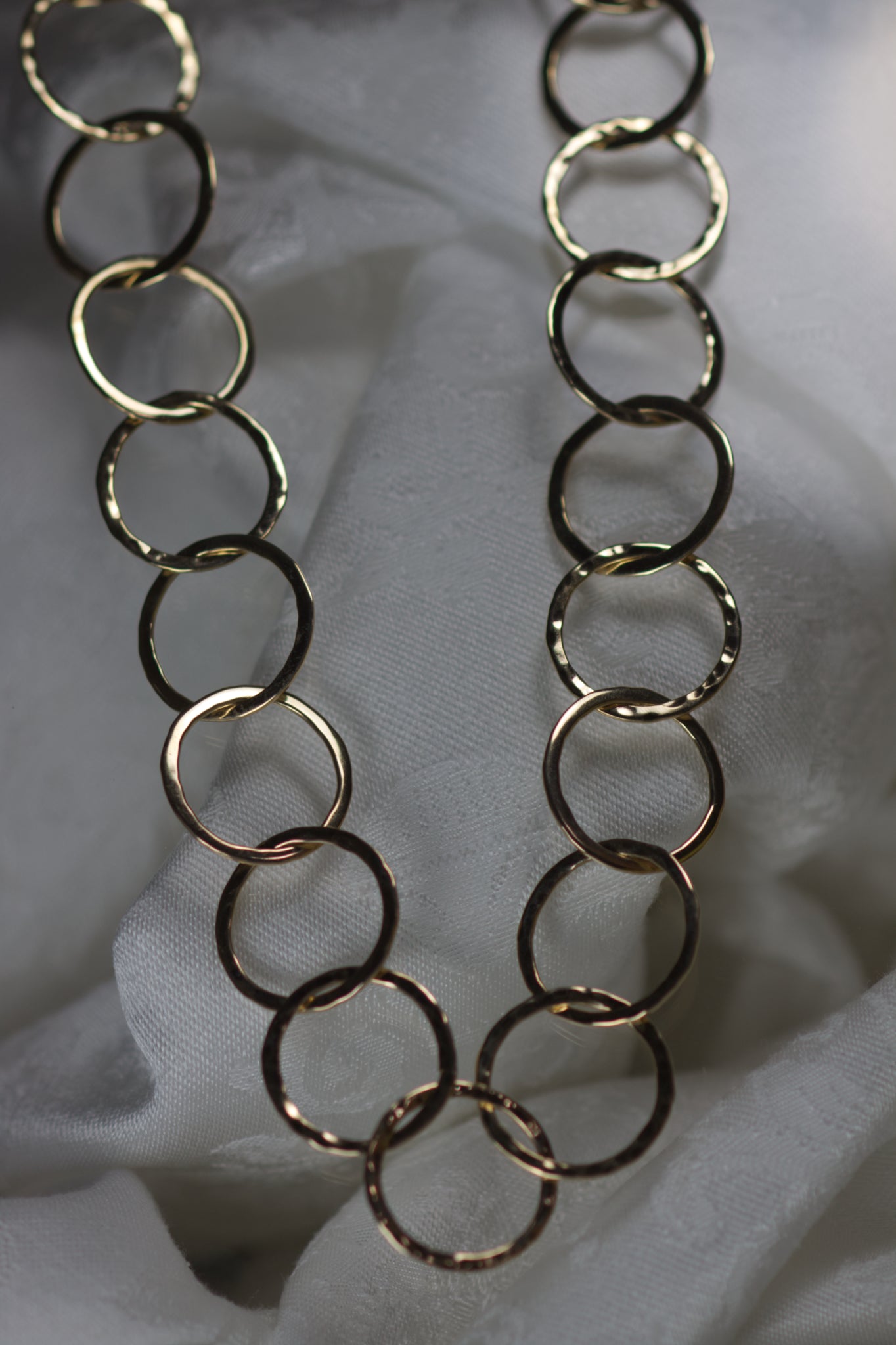 Hammered Circle Necklace