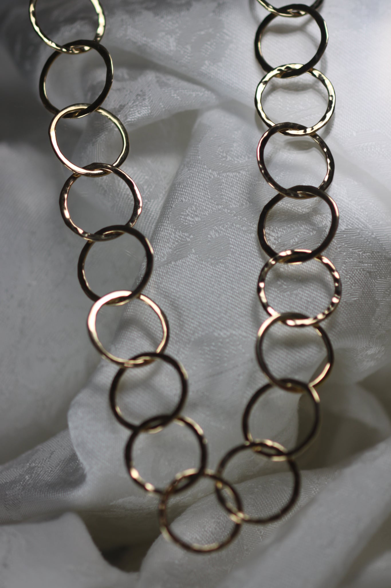 Hammered Circle Necklace