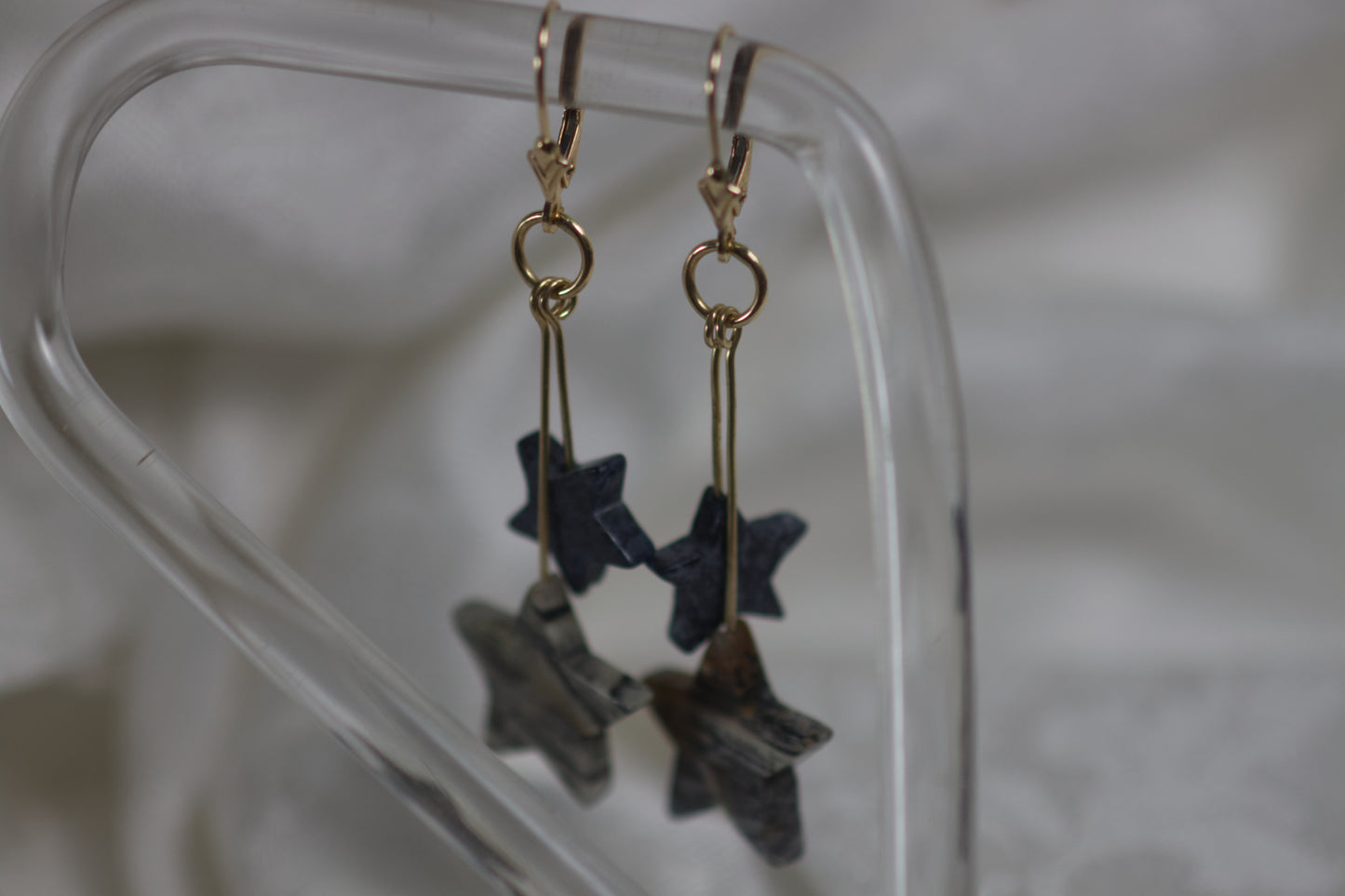 Jasper Star Earrings
