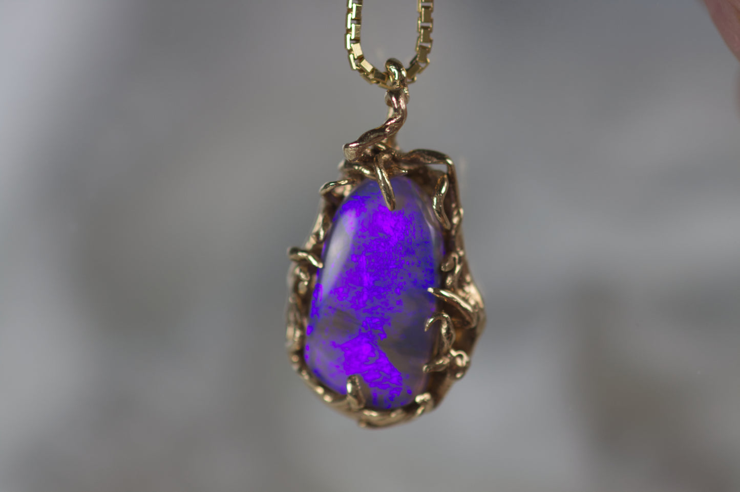 Purple Opal Pendant