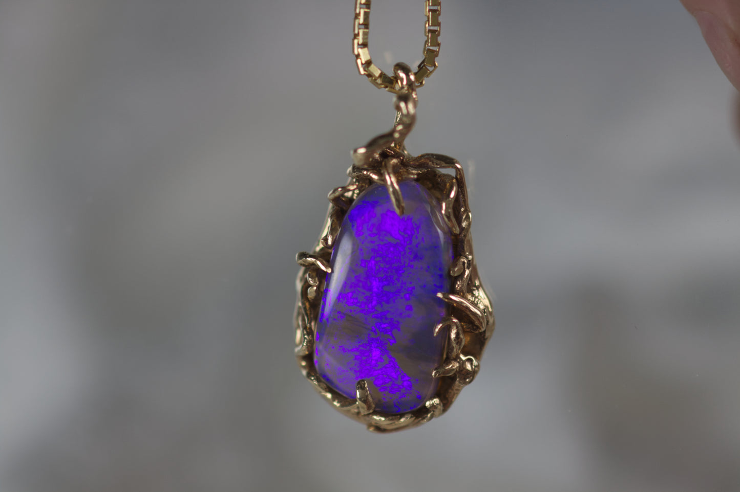 Purple Opal Pendant
