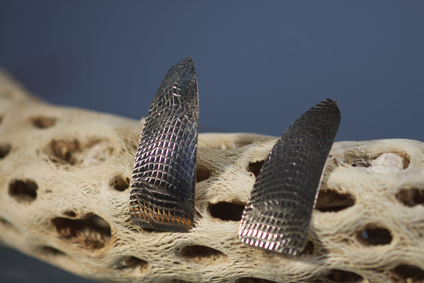 Textured Oblong Earrings