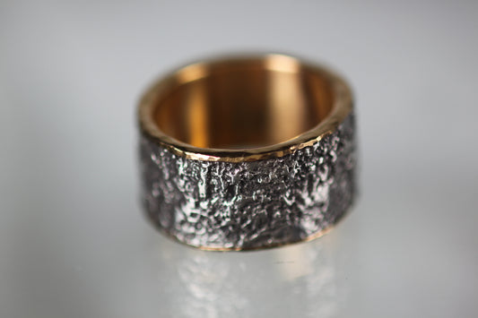 Bark  Design Wedding Band