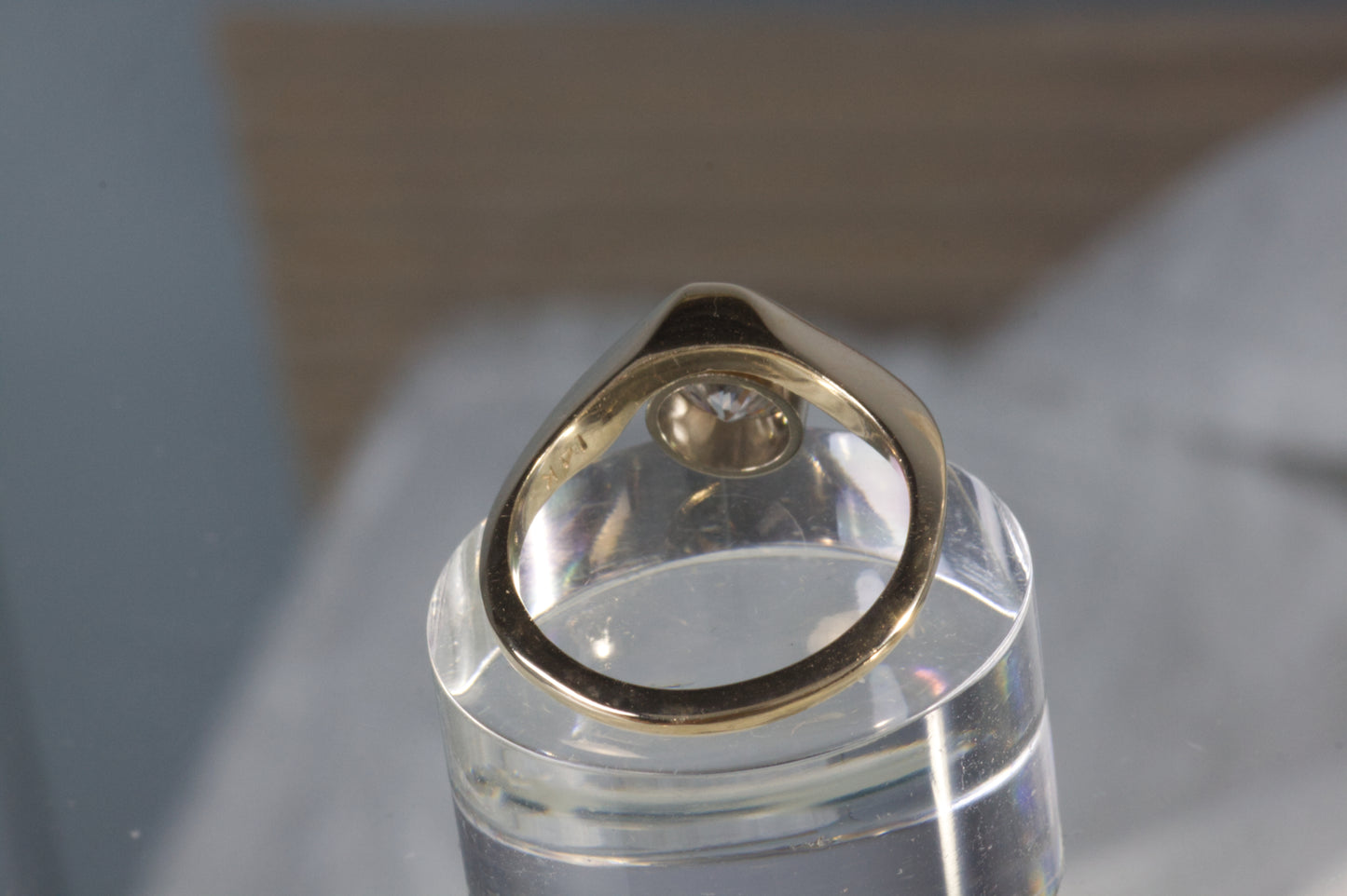 Yellow Gold Curved Wedding Band