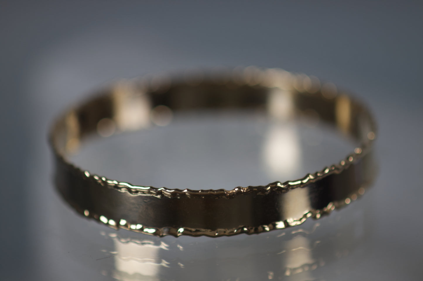 Melt-Edge Bangle Bracelet