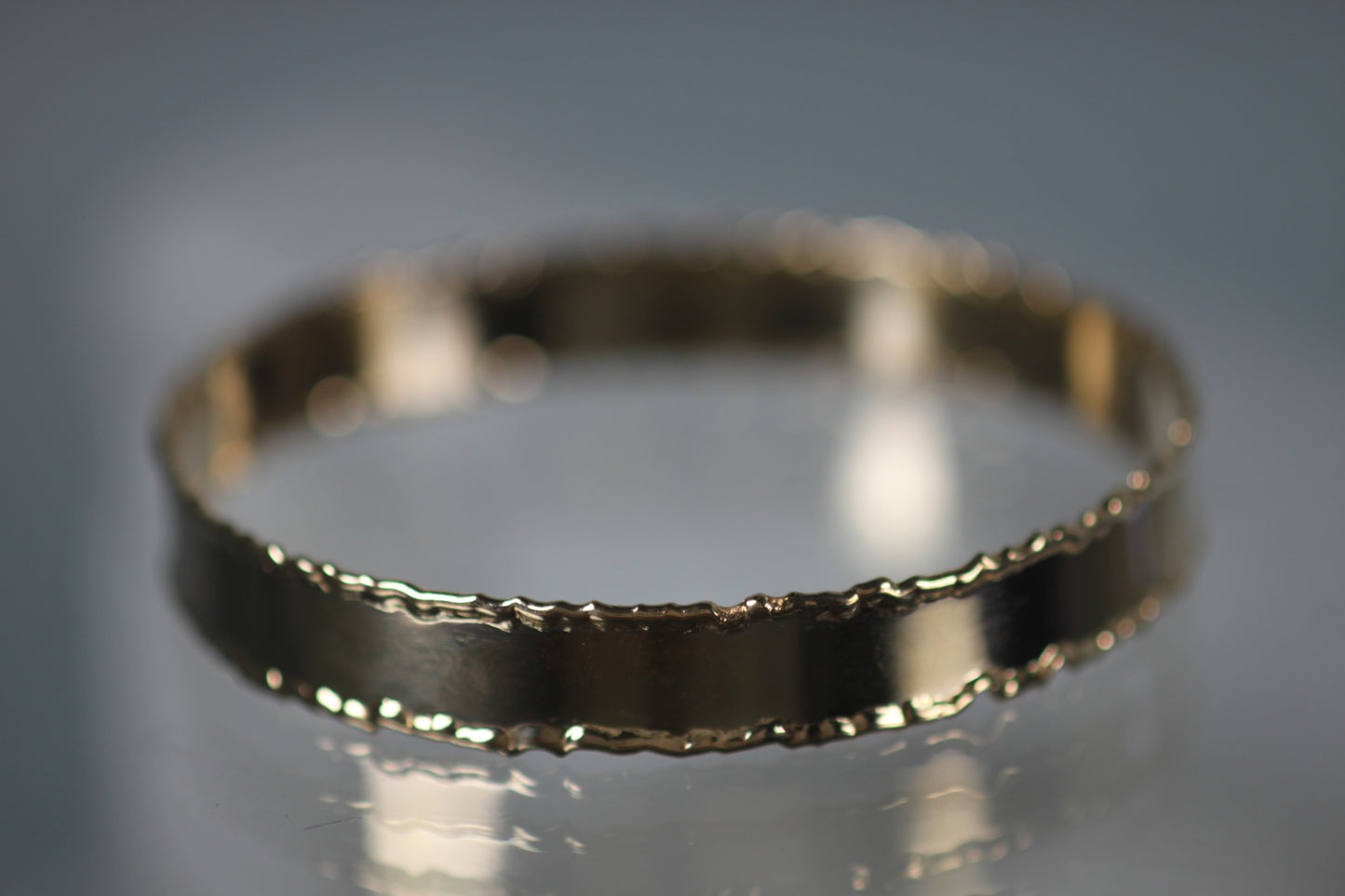 Melt-Edge Bangle Bracelet