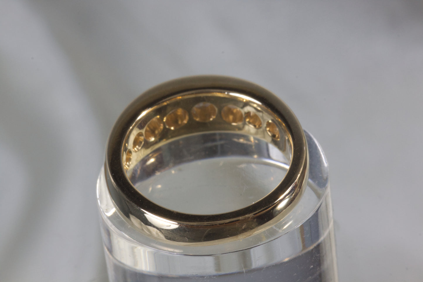 Flush Set Diamond Ring