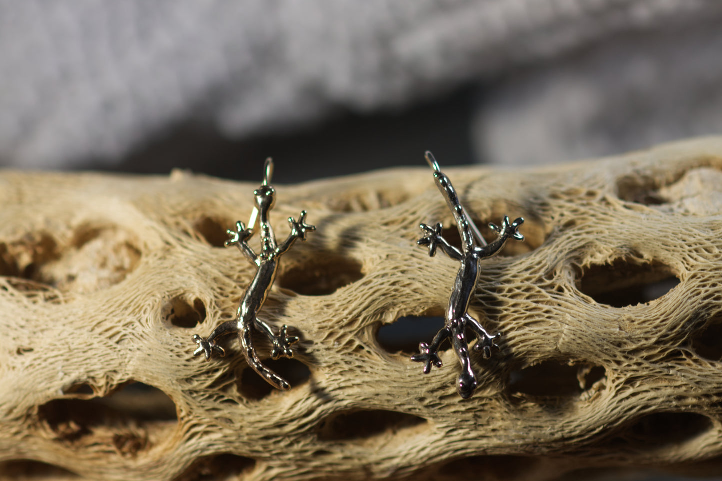 Gecko Earrings