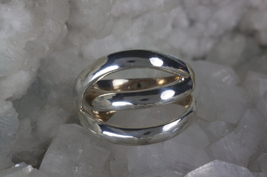 Gyroscope Half Round Wire Ring