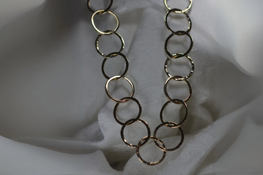 Hammered Circle Necklace