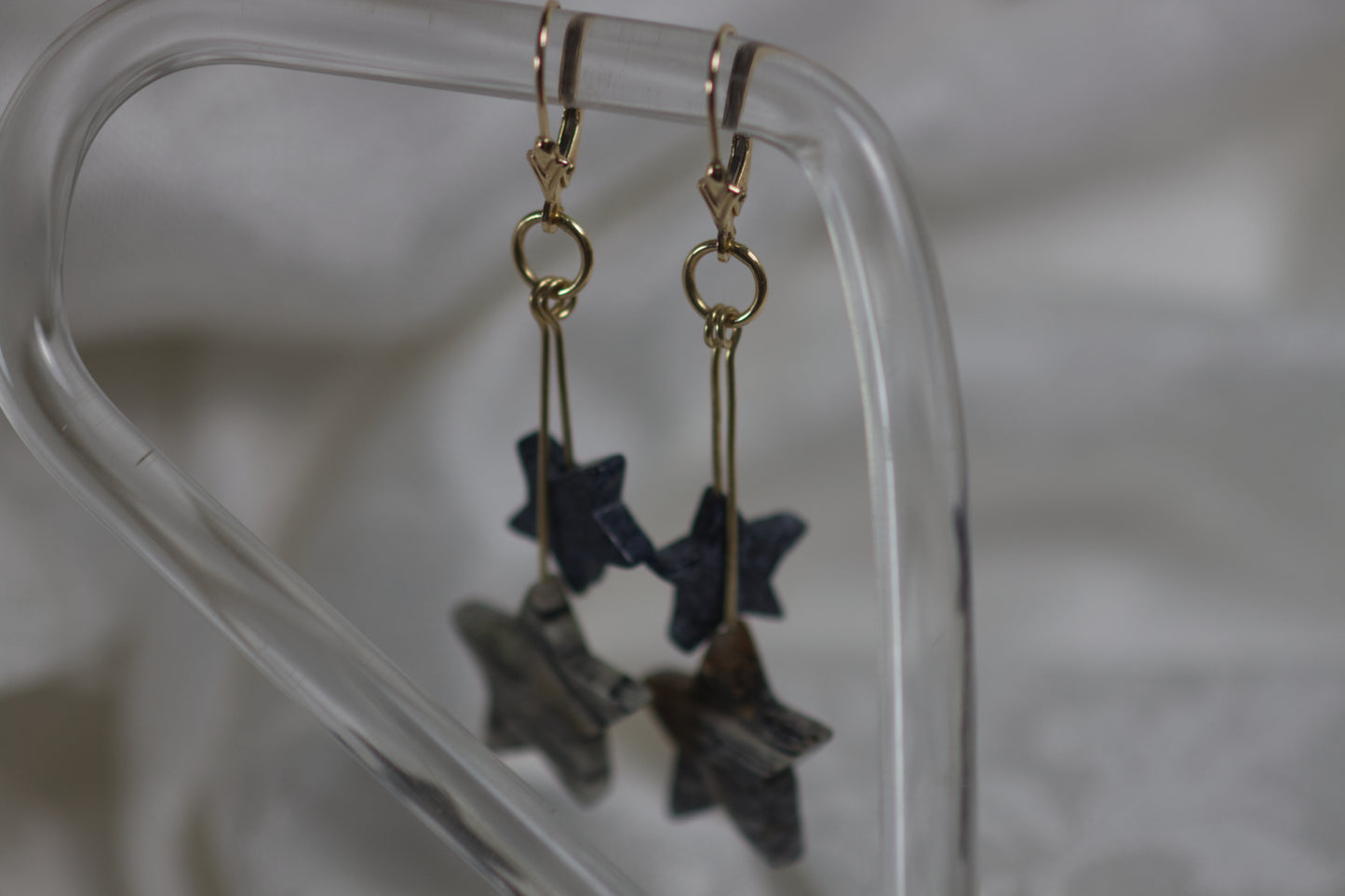 Jasper Star Earrings