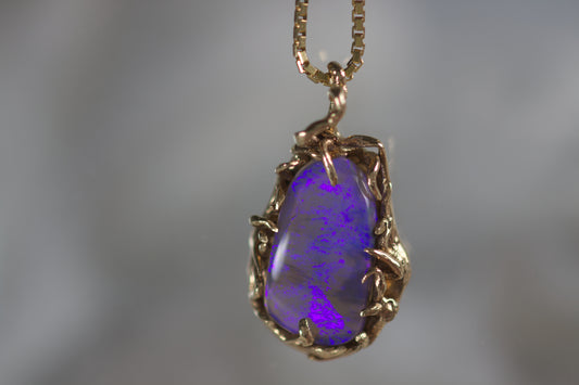 Purple Opal Pendant