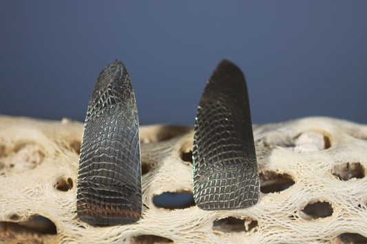 Textured Oblong Earrings